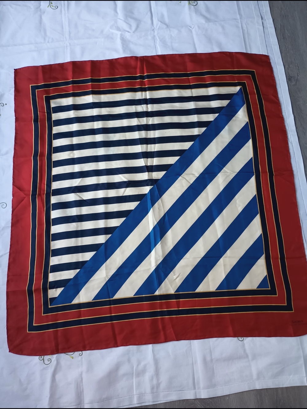 square Ralph Lauren silk scarf